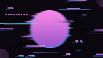 渐变科技炫酷风故障风简约几何扁平背景