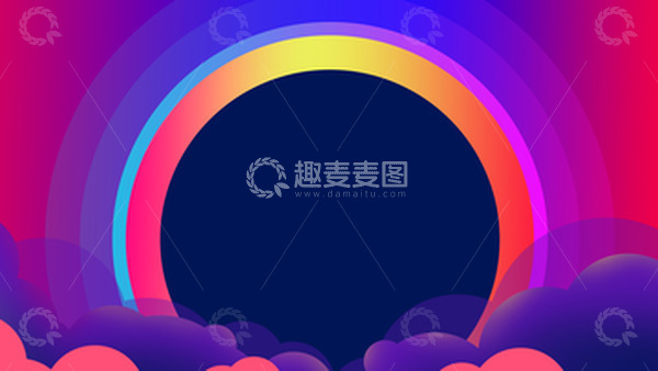 源文件下载【趣麦麦图】渐变电商活动促销浪漫背景