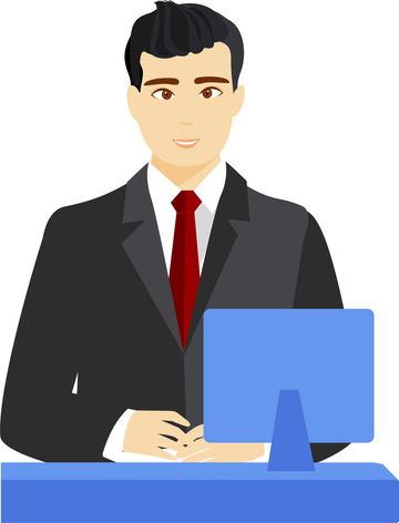 商务小人工作台招聘