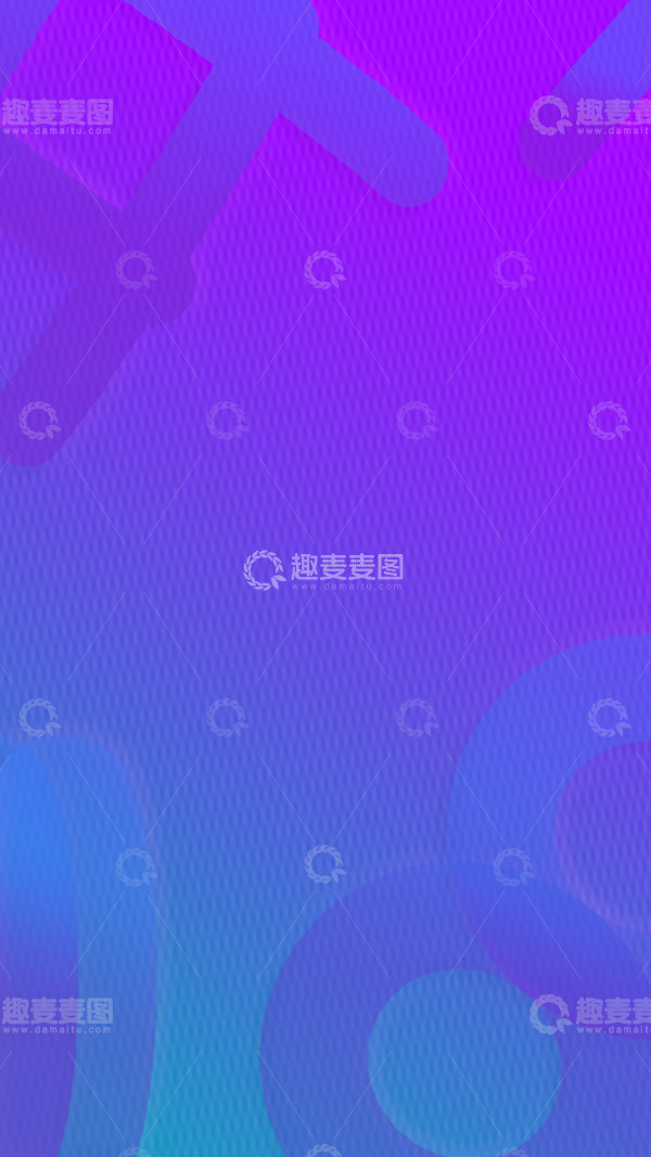 源文件下载【趣麦麦图】蓝紫色渐变像素风科技简约背景