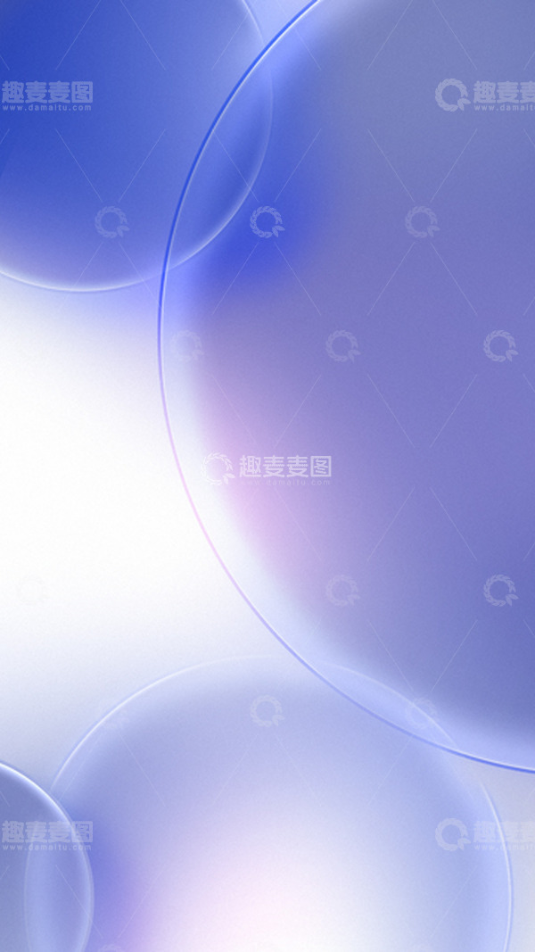 源文件下载【趣麦麦图】-蓝紫色高级感渐变科技壁纸磨砂镜面渐变背景