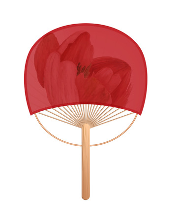 宋朝扇子矢量元素