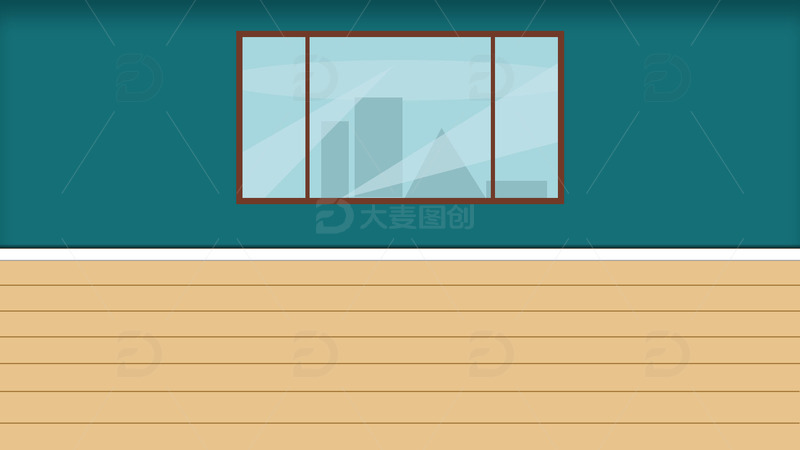 简约扁平卡通客厅背景