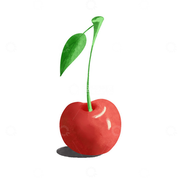 源文件下载【趣麦麦图】小清新红色樱桃手绘元素