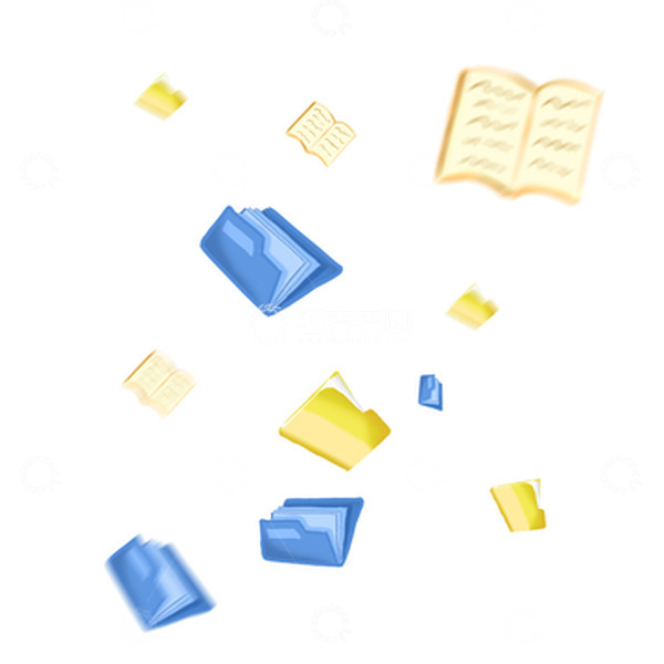 源文件下载【趣麦麦图】工作压力文件夹书本繁忙