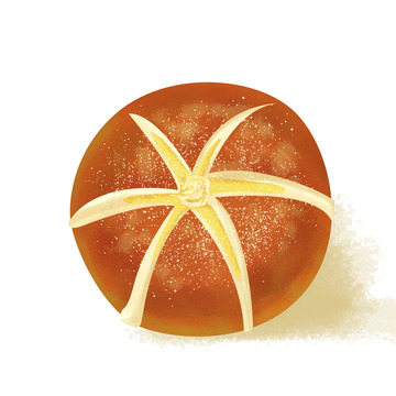 烘焙面包甜点蛋糕手绘素材