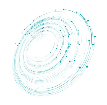科技风光圈元素