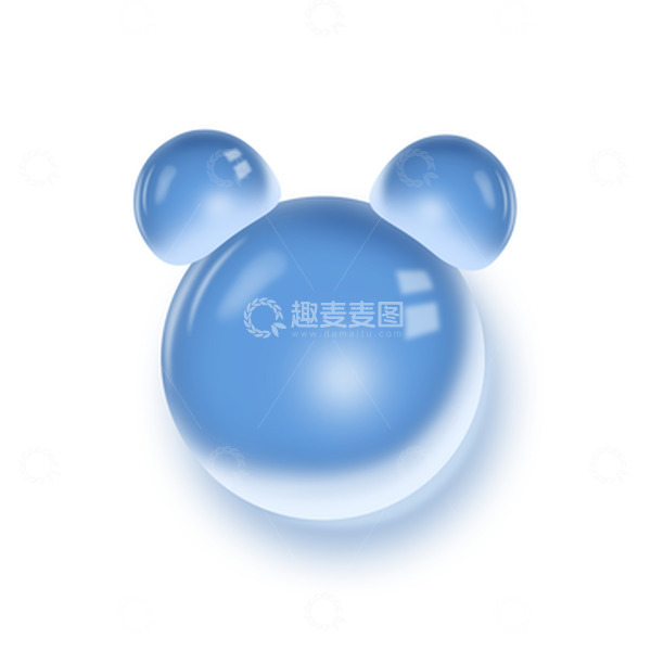 源文件下载【趣麦麦图】卡通气泡老鼠头像泡泡PSD