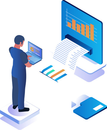 电脑科技信息数据分析大数据统计表