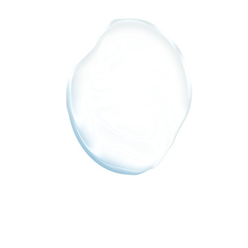 蓝白色异形气泡元素