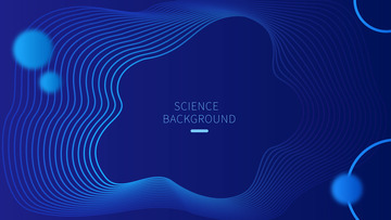 渐变蓝色科技线条几何科技背景