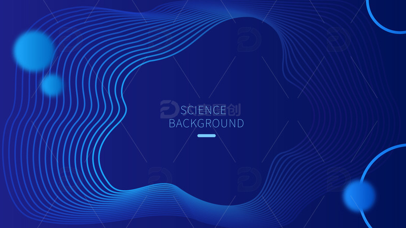 源文件下载【趣麦麦图】-渐变蓝色科技线条几何科技背景