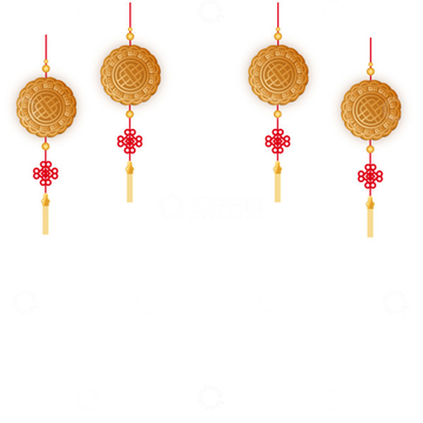 源文件下载【趣麦麦图】中秋团圆月饼灯笼大挂件