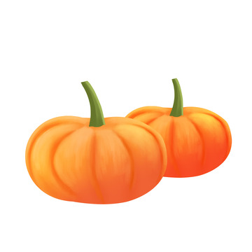 金黄的南瓜立秋元素