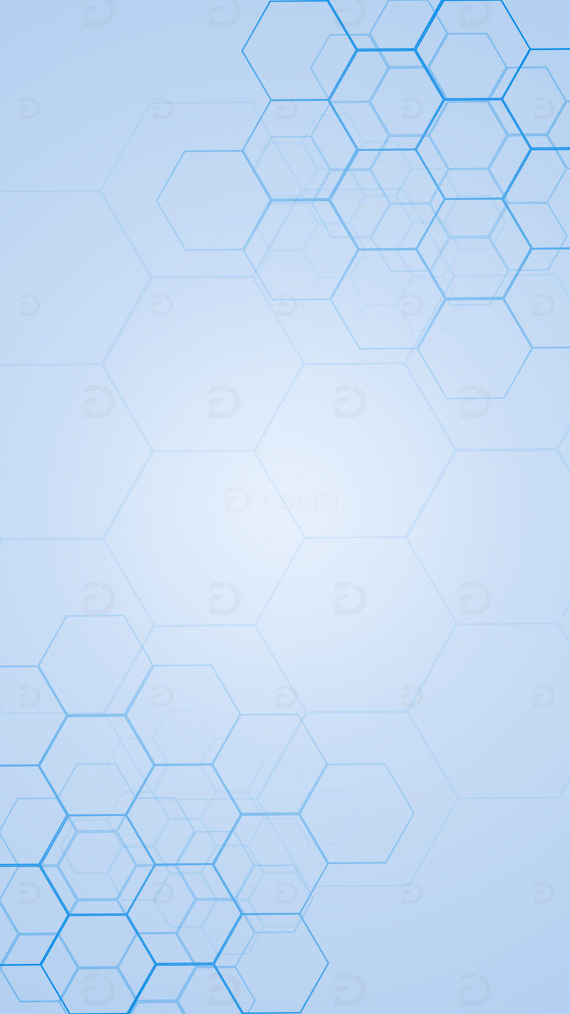 源文件下载【趣麦麦图】商务风蜂窝状线条感背景