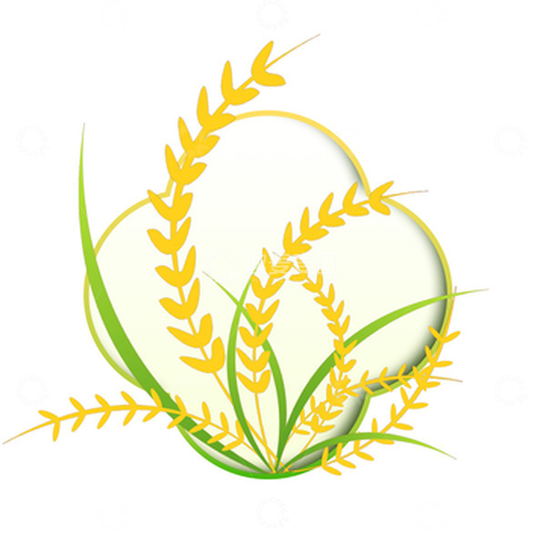 源文件下载【趣麦麦图】中国风立秋初秋麦子小麦手绘元素