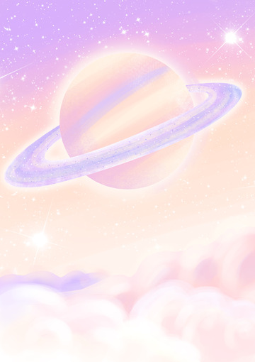 渐变色星辰大海H5背景