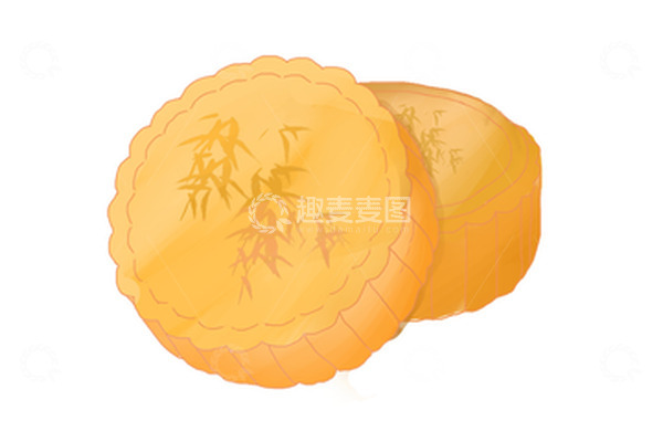 源文件下载【趣麦麦图】中国风中秋月饼