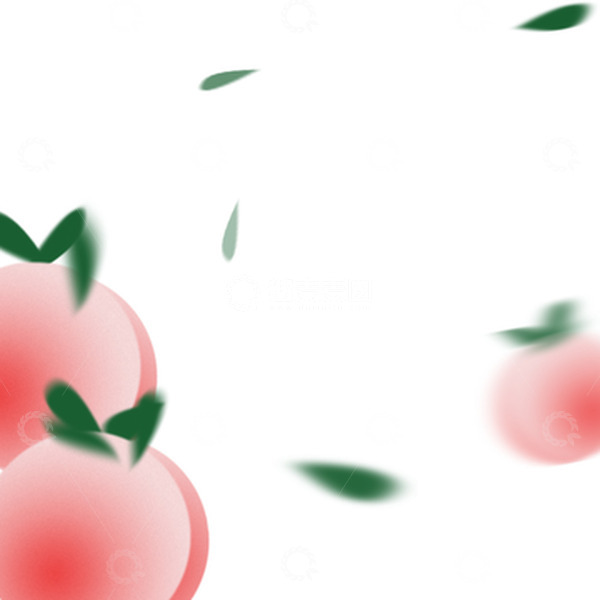 源文件下载【趣麦麦图】水蜜桃 清新 夏日 水果