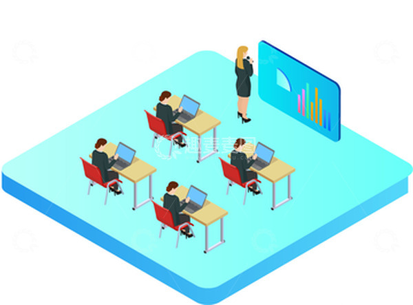 源文件下载【趣麦麦图】-科技会议教室讲解培训教学