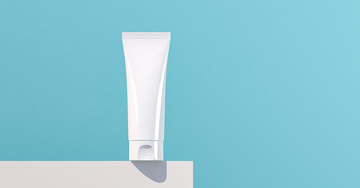 化妆品洗面奶展示背景