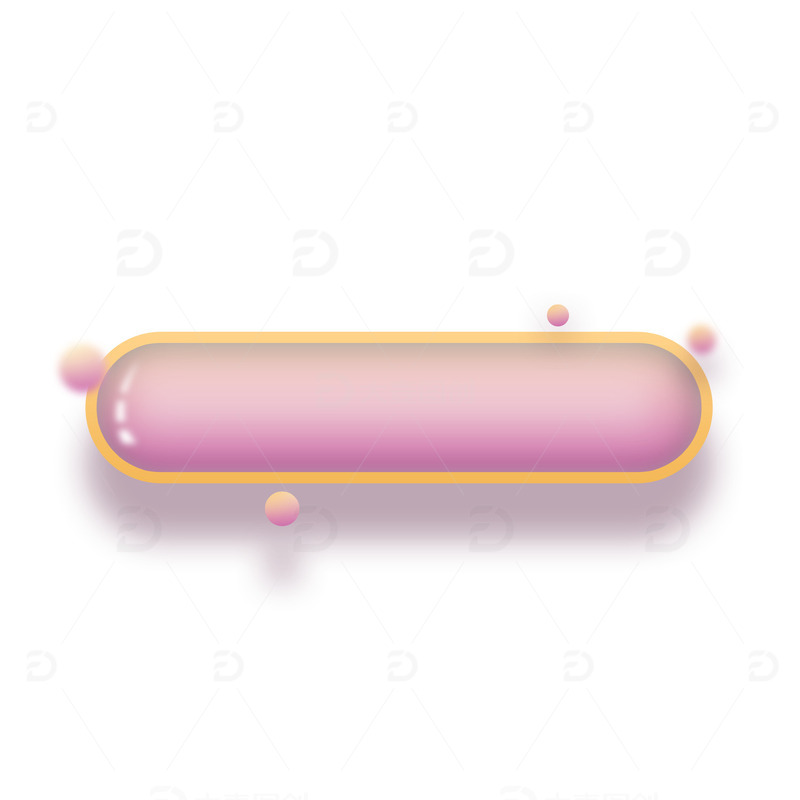 渐变卡通气泡边框PSD