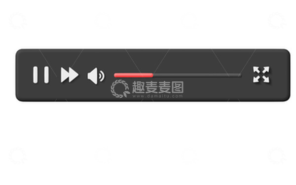 源文件下载【趣麦麦图】UI进度条质感图标