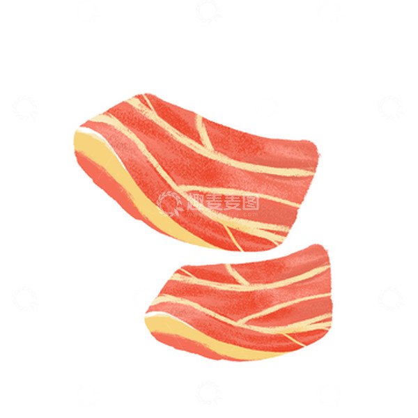 源文件下载【趣麦麦图】五花肉立秋东坡肉手绘图