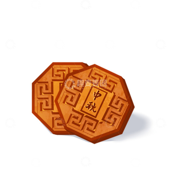 源文件下载【趣麦麦图】中秋月饼 手绘卡通月饼月饼