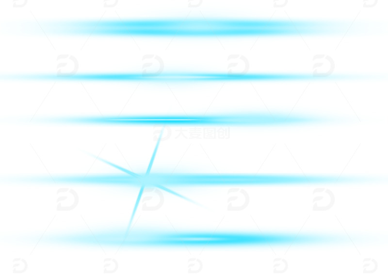 源文件下载【趣麦麦图】浅蓝色光效合集