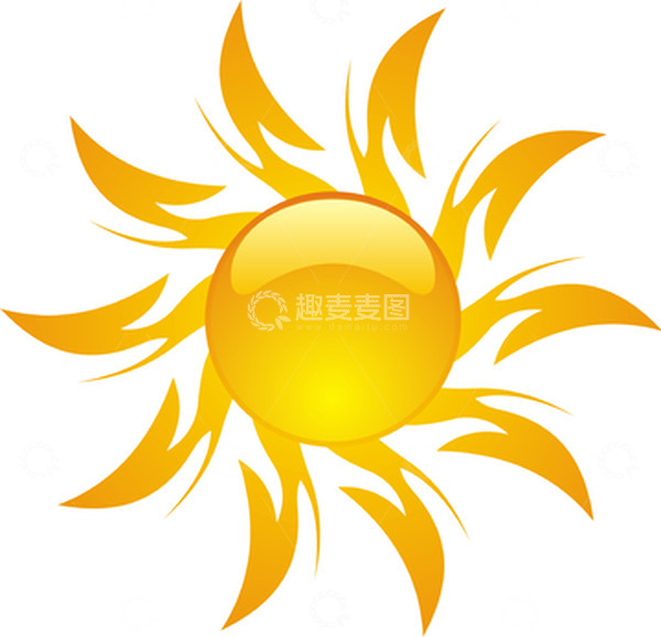 源文件下载【趣麦麦图】卡通,可爱,太阳,手绘图