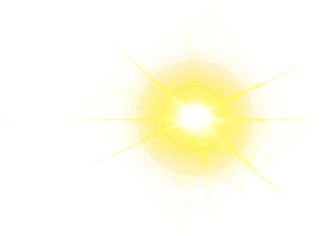 多彩光晕强光光效点缀素材
