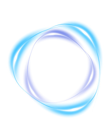 蓝色简约旋转动感光效