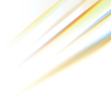 彩色彩虹炫彩光线光效元素