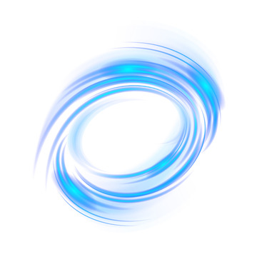 蓝色互联网炫酷环绕光效效果特效元素