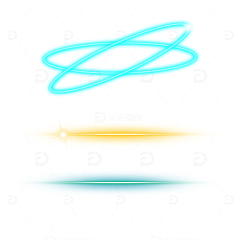 源文件下载【趣麦麦图】光圈光效光元素