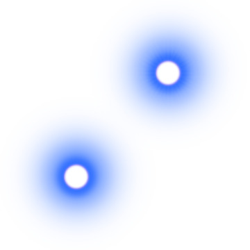 蓝色的光晕光线光斑