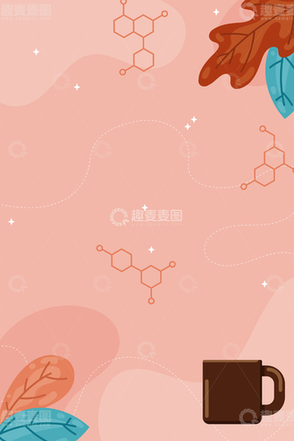 源文件下载【趣麦麦图】立秋海报背景