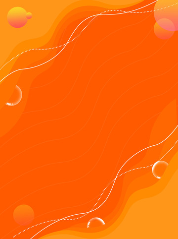 橙红色波浪星球背景