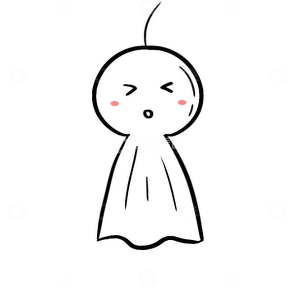 源文件下载【趣麦麦图】卡通晴天娃娃手绘图