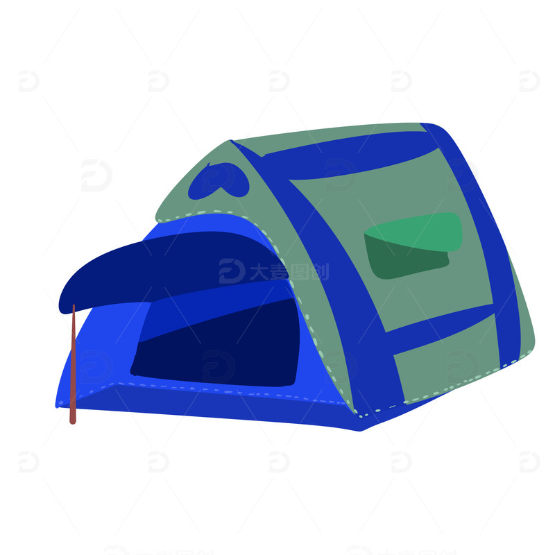 立秋户外野营搭帐篷