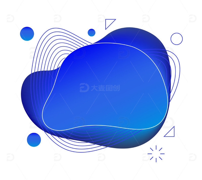 电商科技风格标题框
