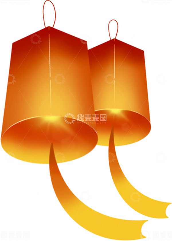 源文件下载【趣麦麦图】中秋节手绘创意灯笼元素