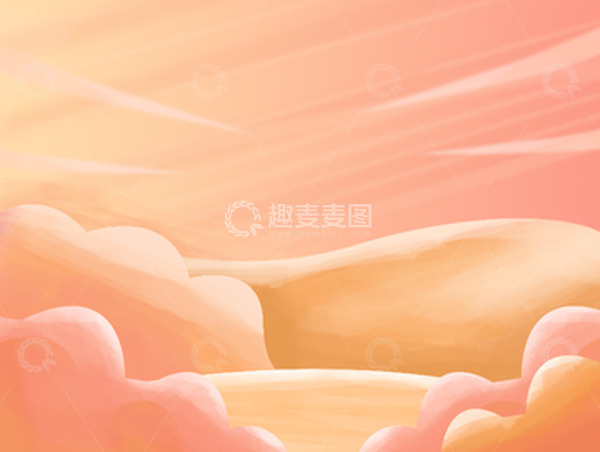 源文件下载【趣麦麦图】立秋扁平风插画背景