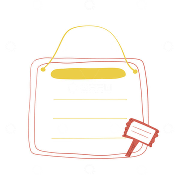 源文件下载【趣麦麦图】手绘边框简单清新创意