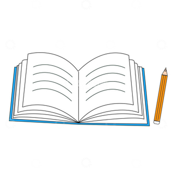 源文件下载【趣麦麦图】-手绘卡通学生课本书本