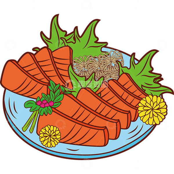 源文件下载【趣麦麦图】-好看的食物手绘