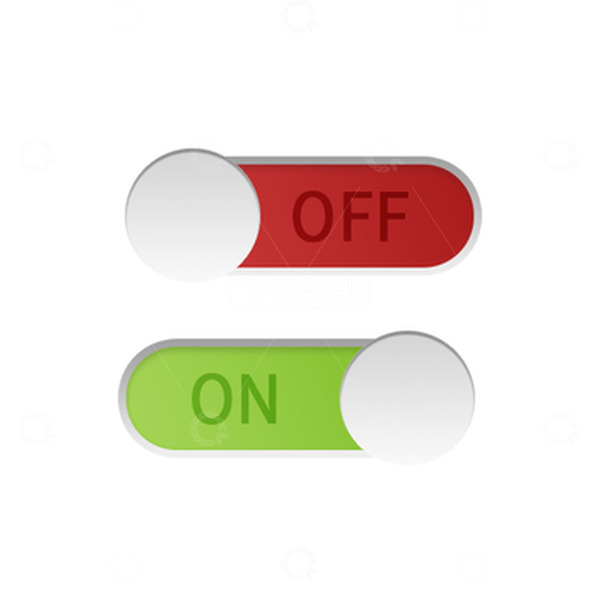 智能电器开关切换按钮实物免抠素材