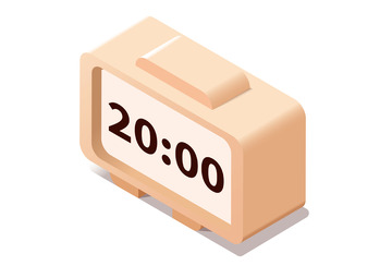 2.5d立体闹钟时钟报时计时器