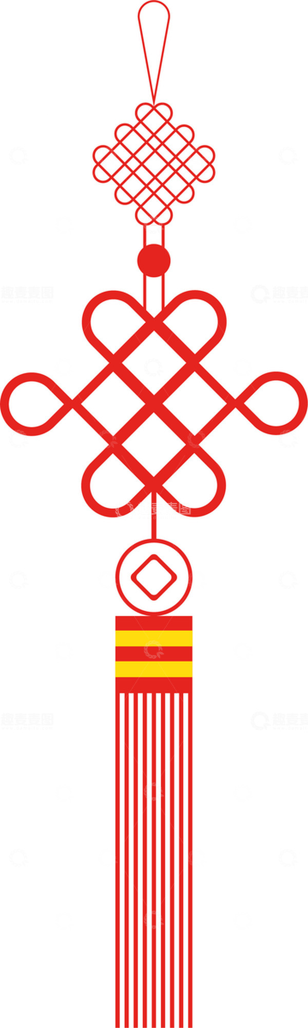 源文件下载【趣麦麦图】红色蝴蝶结图案花纹